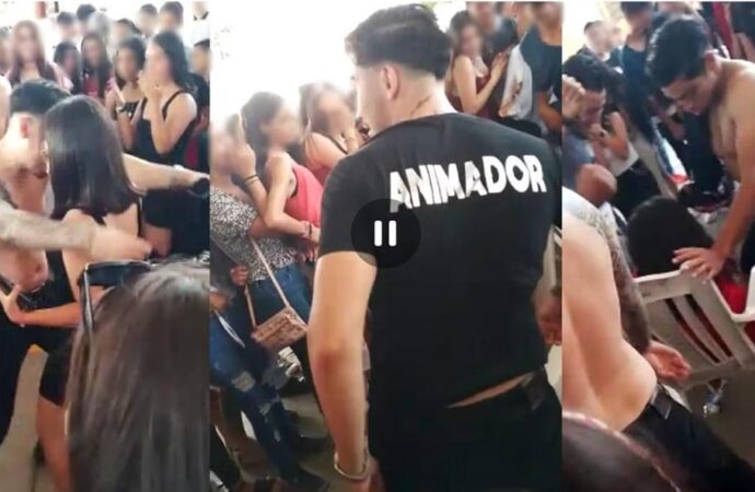 Strippers realizan show a niñas en una secundaria en Michoacán