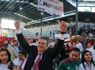 Michoacan recibe y dara a Marcelo Ebrard calido respaldo