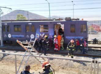 Se descarrila vagón de Línea 1 del Tren Ligero de Guadalajara, Jalisco