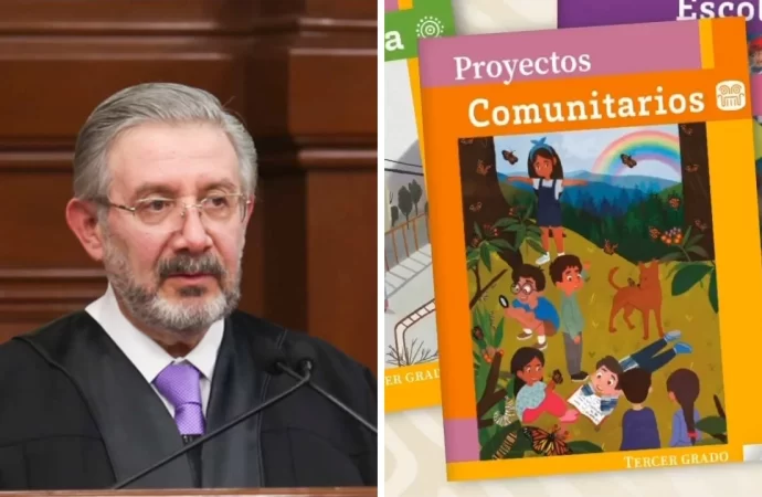 Arremete AMLO contra ministro Luis María Aguilar por frenar distribución de libros de texto