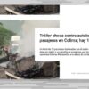 Tráiler choca contra autobús de pasajeros en Colima; hay 12 lesionados