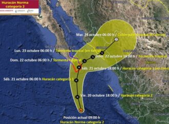 Efectos de huracán Norma llegarán a Sinaloa a partir de este viernes