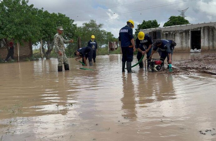 Más de 7 mil personas son los damnificados por Norma en Sinaloa