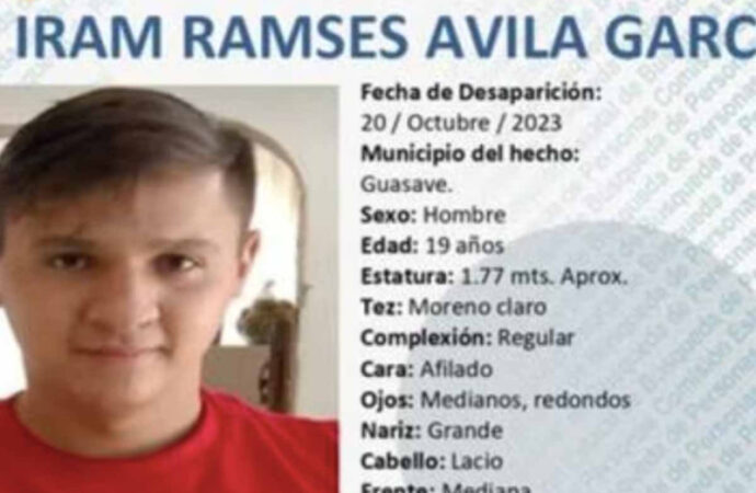 Localizan  cuerpo calcinado de Iram Ramsés, joven desaparecido en Sinaloa