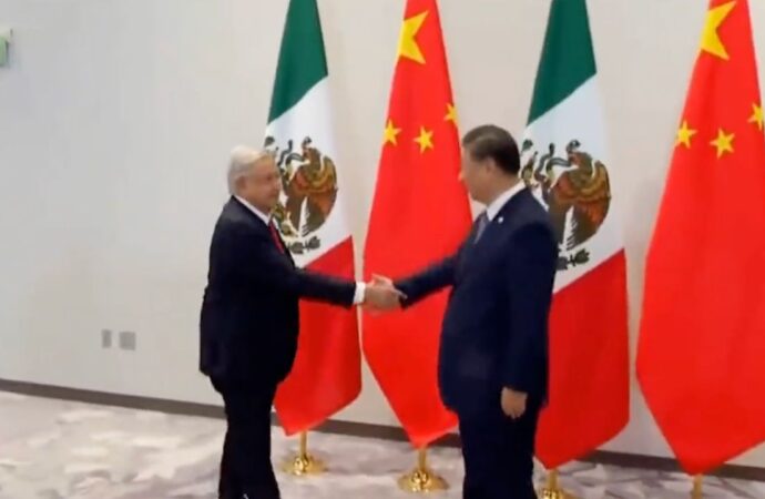 Se reunen los presidentes  Xi Jinping y Andrés Manuel López Obrador