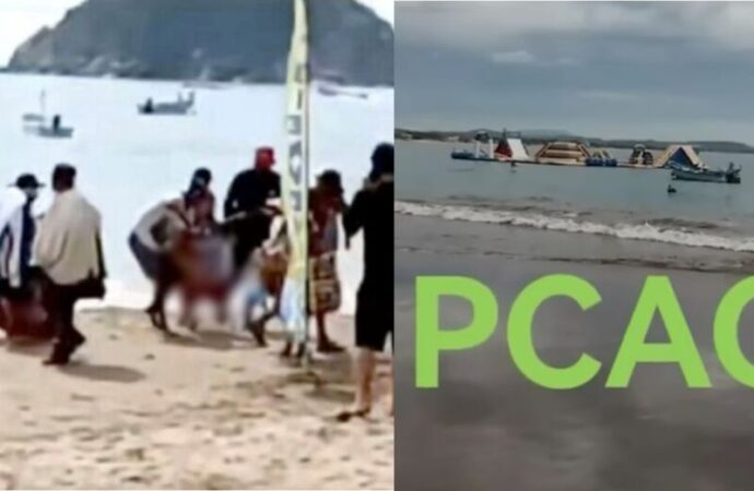 Emiten bandera Morada en playas tras ataque de tiburón en Jalisco